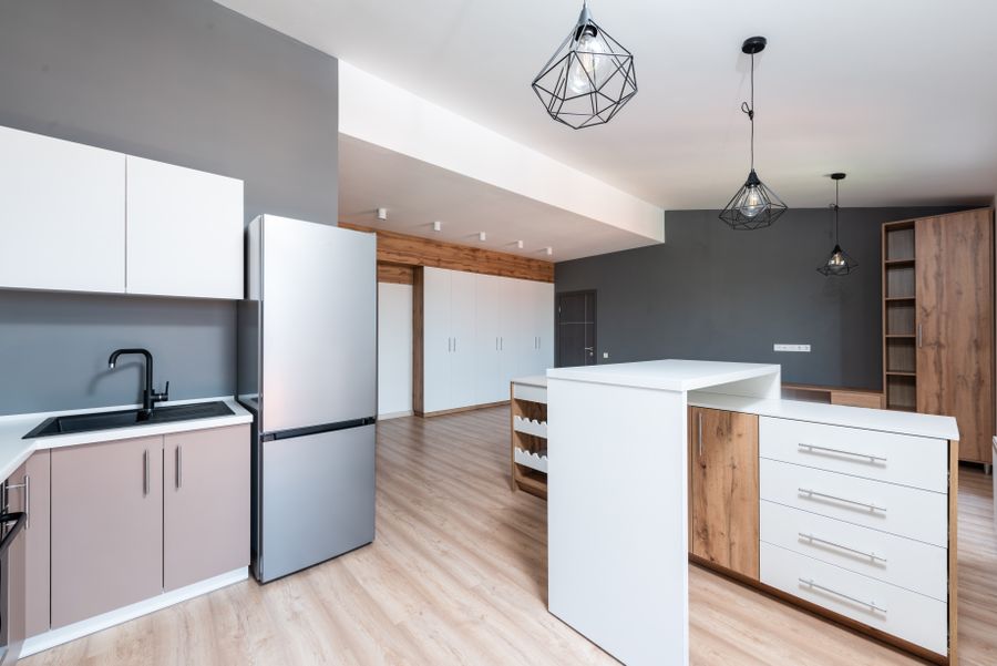 Cocina moderna minimalista avanzada