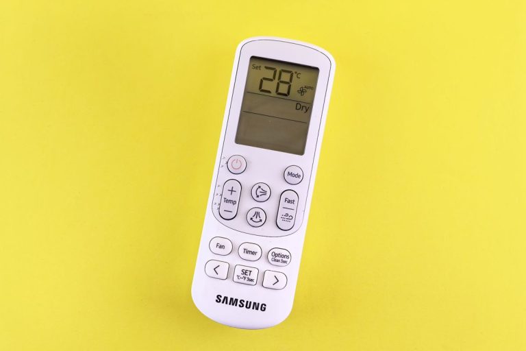 Control remoto aire acondicionado modo Fan