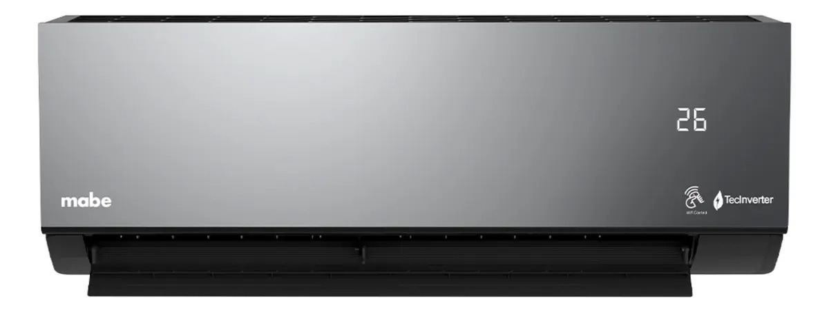 ficha tecnica mabe mmi18cdmccc10 18000 solo frio negro espejo