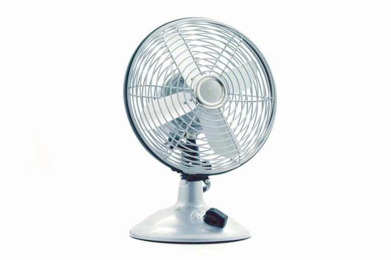 Ventilador de escritorio clásico eléctrico