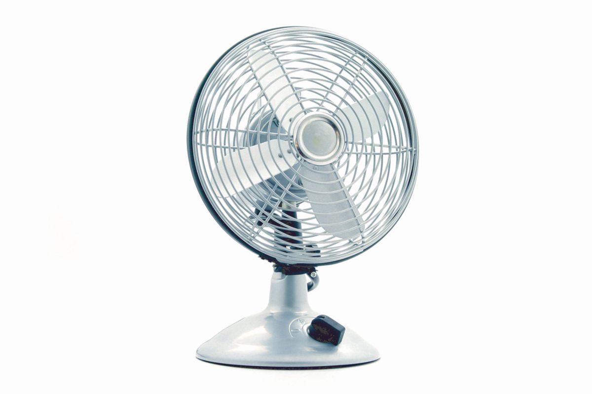Ventilador de escritorio clásico eléctrico